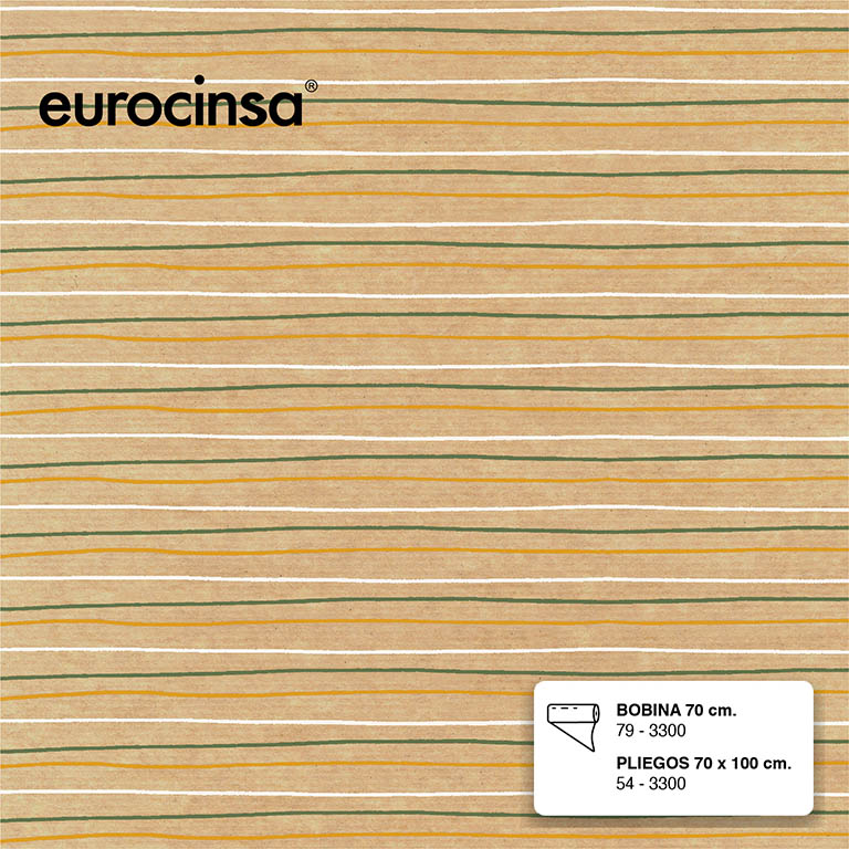 PLIEGO PAPEL KRAFT OSCURO DISEÑO TODO AÑO 70x100cm.