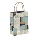 BOLSA DE PAPEL 100% RECICLADO 120gr. GRAPHIC 24x9x32cm. 10 uds.