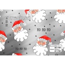 BOBINA PAPEL FANTASÍA NAVIDAD METALIZADO 70cm. x 11,1-12,1Kg.