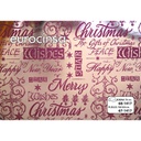 BOBINA PAPEL FANTASÍA NAVIDAD METALIZADO 70cm. x 11,1-12,1Kg.