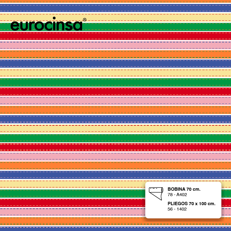 BOBINA PAPEL FANTASIA TODO AÑO 70cm. x 9,5-9,8 Kg.