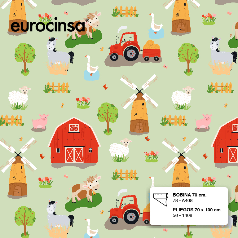 BOBINA PAPEL FANTASIA TODO AÑO 70cm. x 9,5-9,8 Kg.