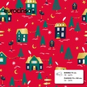 PLIEGO PAPEL FANTASIA NAVIDAD 70x100cm.