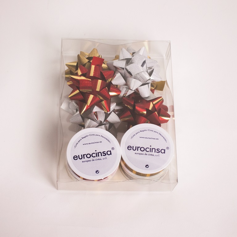 PACK POLIPROPILENO METALIZADO DISEÑO WAVES 6 COCAS A-15mm. - 4 ROLLOS DE CINTA A-19mm. 7m.