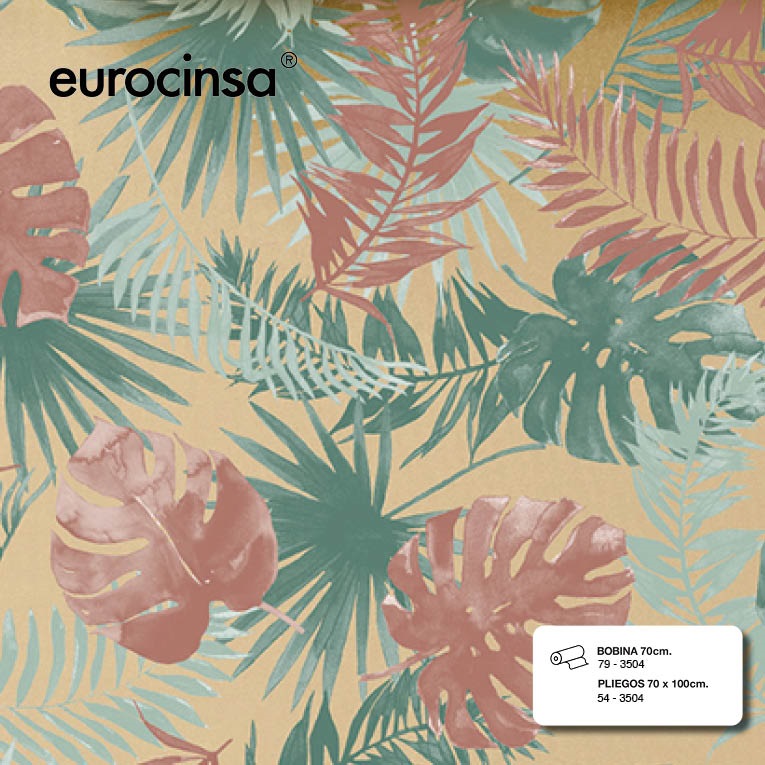 BOBINA PAPEL KRAFT OSCURO DISEÑO TODO AÑO 70cm. x 7,1-7,7Kg.