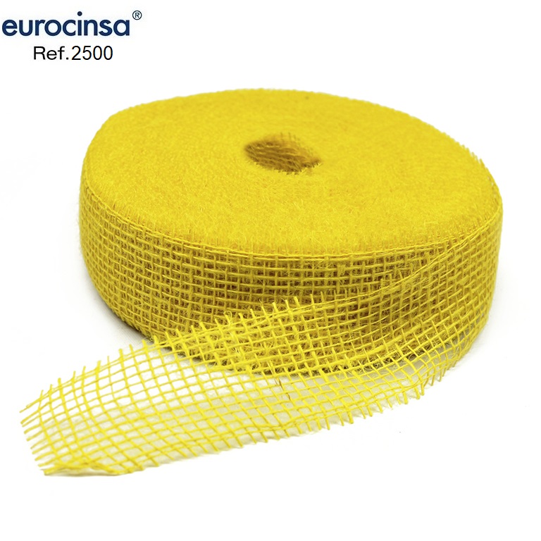 ROLLO CINTA JUTE OEKO-TEX A-50mm. C-10 25m.