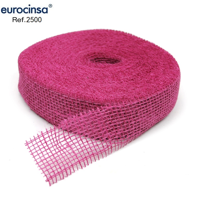 ROLLO CINTA JUTE OEKO-TEX A-50mm. C-25 25m.