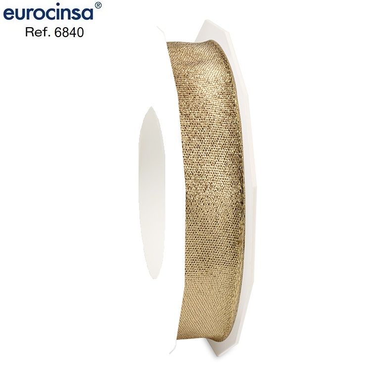 ROLLO CINTA BROCATE GLITTER A-15mm. C-15 20m. CON ALAMBRE