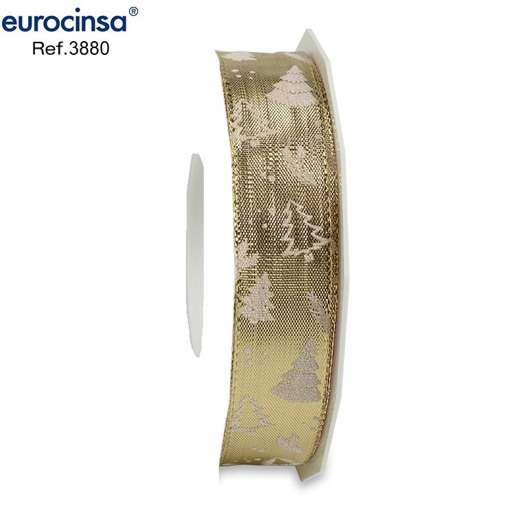 ROLLO CINTA XMAS TREE A-25mm. C-15 20m. CON ALAMBRE