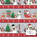 PLIEGO PAPEL FANTASIA NAVIDAD 70x100cm.