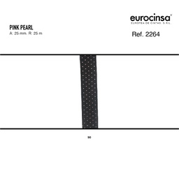 [010005] ROLLO CINTA PINK PEARL A-25mm. C-90 25m.