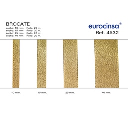 [010340] ROLLO CINTA BROCATE A-10mm. C-15 20m.