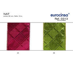 [066656] ROLLO CINTA NAT A-60mm. C-56 10m. CON ALAMBRE