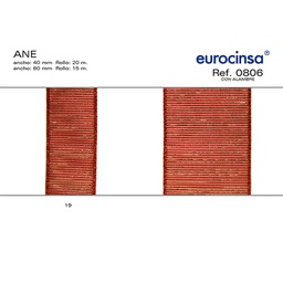 [071220] ROLLO CINTA ANE A-40mm. C-20 20m. CON ALAMBRE
