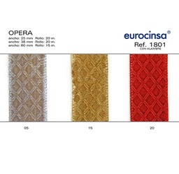 [072205] ROLLO CINTA OPERA A-60mm. C-05 15m. CON ALAMBRE