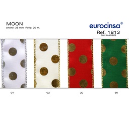 [073150] ROLLO CINTA MOON A-38mm. C-50 20m. CON ALAMBRE
