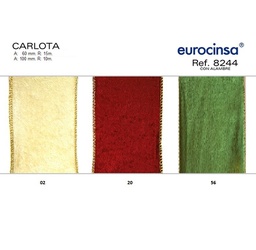 [074702] ROLLO CINTA CARLOTA A-60mm. C-02 15m. CON ALAMBRE