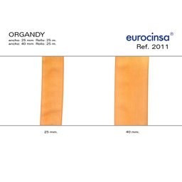 [080531] ROLLO CINTA ORGANDY A-25mm. C-31 50m.