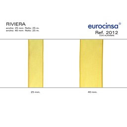 [080735] ROLLO CINTA RIVIERA A-25mm. C-35 20m. CON ALAMBRE