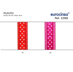 [087225] ROLLO CINTA PUNTO A-25mm. C-25 20m.