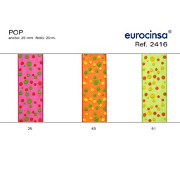 [095851] ROLLO CINTA POP A-25mm. C-51 20m.