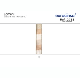 [100814] ROLLO CINTA LOTHY A-15mm. C-14 20m. CON ALAMBRE