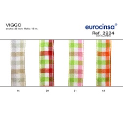 [101820] ROLLO CINTA VIGGO A-25mm. C-20 15m. CON ALAMBRE