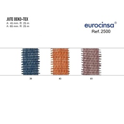 [114539] ROLLO CINTA JUTE OEKO-TEX A-45mm. C-39 25m.