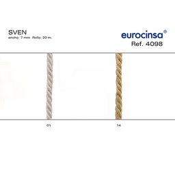 [129001] ROLLO CINTA SVEN A-07mm. C-01 20m.