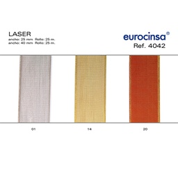 [135105] ROLLO CINTA LASER A-40mm. C-14 25m.