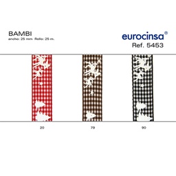 [135479] ROLLO CINTA BAMBI A-25mm. C-79 25m.