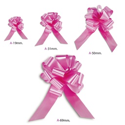 [400325] BOLSA 25 LAZOS AUTOMÁTICOS POLIPROPILENO LISO A-69mm. C-25