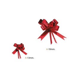 [402127] BOLSA 100 LAZOS AUTOMÁTICOS POLIPROPILENO METALIZADO A-19mm. C-27