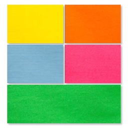 [480006] CAJA 60 ROLLITOS KRAFT LISO COLORES CLAROS 70cm. x 2m. CON CARTONETTE
