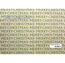 [539017] PLIEGO PAPEL FANTASÍA NAVIDAD 70x100cm.
