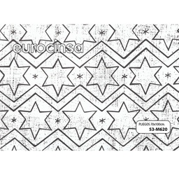 [53M620] PLIEGO PAPEL FANTASÍA NAVIDAD METALIZADO 70x100cm.