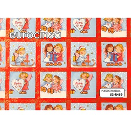 [53R459] PLIEGO PAPEL FANTASÍA NAVIDAD 70x100cm.