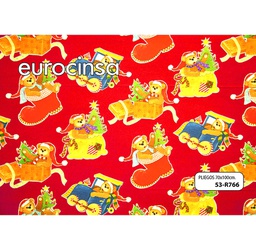 [53R766] PLIEGO PAPEL FANTASÍA NAVIDAD 70x100cm.
