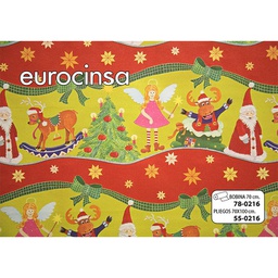 [53R216] PLIEGO PAPEL FANTASÍA NAVIDAD 70x100cm.