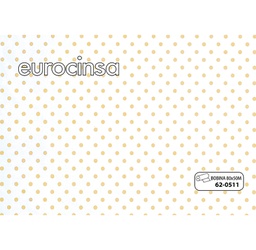 [620511] BOBINA POLIPROPILENO TRANSPARENTE IMPRESO 35micras 80cm. x 50m.