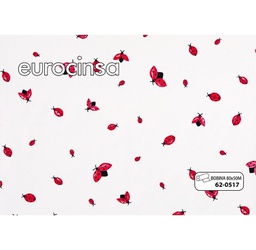 [620517] BOBINA POLIPROPILENO TRANSPARENTE IMPRESO 35micras 80cm. x 50m.