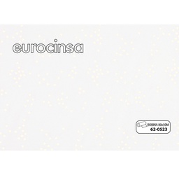 [620523] BOBINA POLIPROPILENO TRANSPARENTE IMPRESO 35micras 80cm. x 50m.