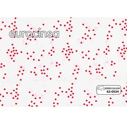 [620524] BOBINA POLIPROPILENO TRANSPARENTE IMPRESO 35micras 80cm. x 50m.