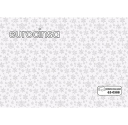 [620588] BOBINA POLIPROPILENO TRANSPARENTE IMPRESO NAVIDAD 35micras 80cm. x 50m.