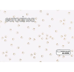 [620592] BOBINA POLIPROPILENO TRANSPARENTE IMPRESO NAVIDAD 35micras 80cm. x 50m.