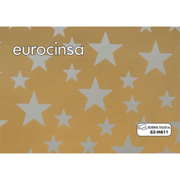 [62M611] BOBINA POLIPROPILENO METALIZADO IMPRESO 30micras 70cm. x 50m.