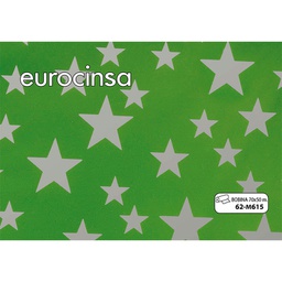 [62M615] BOBINA POLIPROPILENO METALIZADO IMPRESO 30micras 70cm. x 50m.