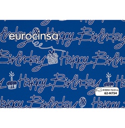 [62M754] BOBINA POLIPROPILENO METALIZADO IMPRESO 30micras 70cm. x 50m.