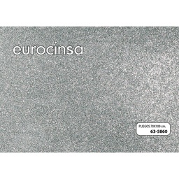 [635860] PLIEGO PAPEL UNI GLITTER SILVER 70x100cm.