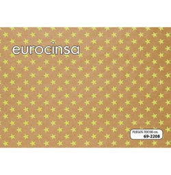 [542208] PLIEGO PAPEL ECO-FUN STARS 70x100cm.